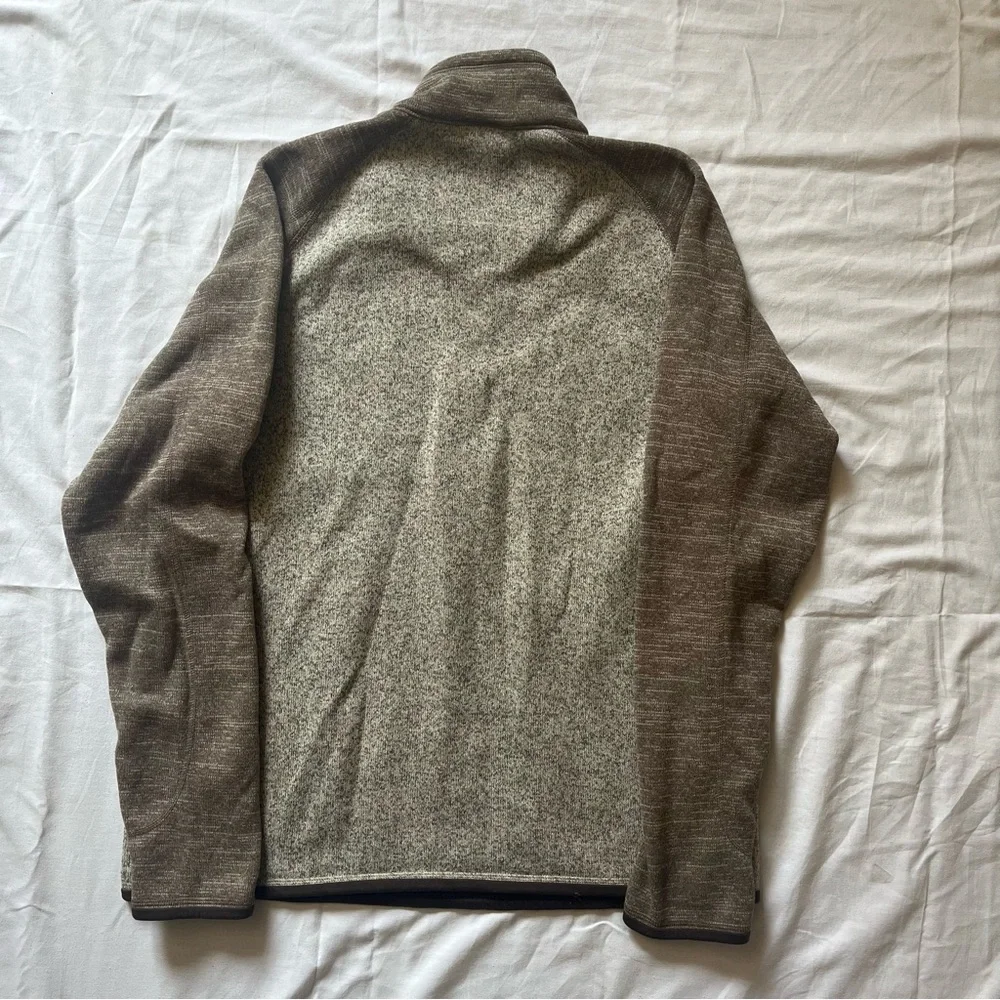 Patagonia Brown/Tan Better Sweater 1/4 Zip - Picture 2 of 3